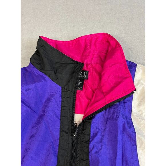 Vintage Cabazon Windbreaker Jacket Track Suit Jogging 2 Piece MEDIUM 80’s Style - Picture 3 of 11